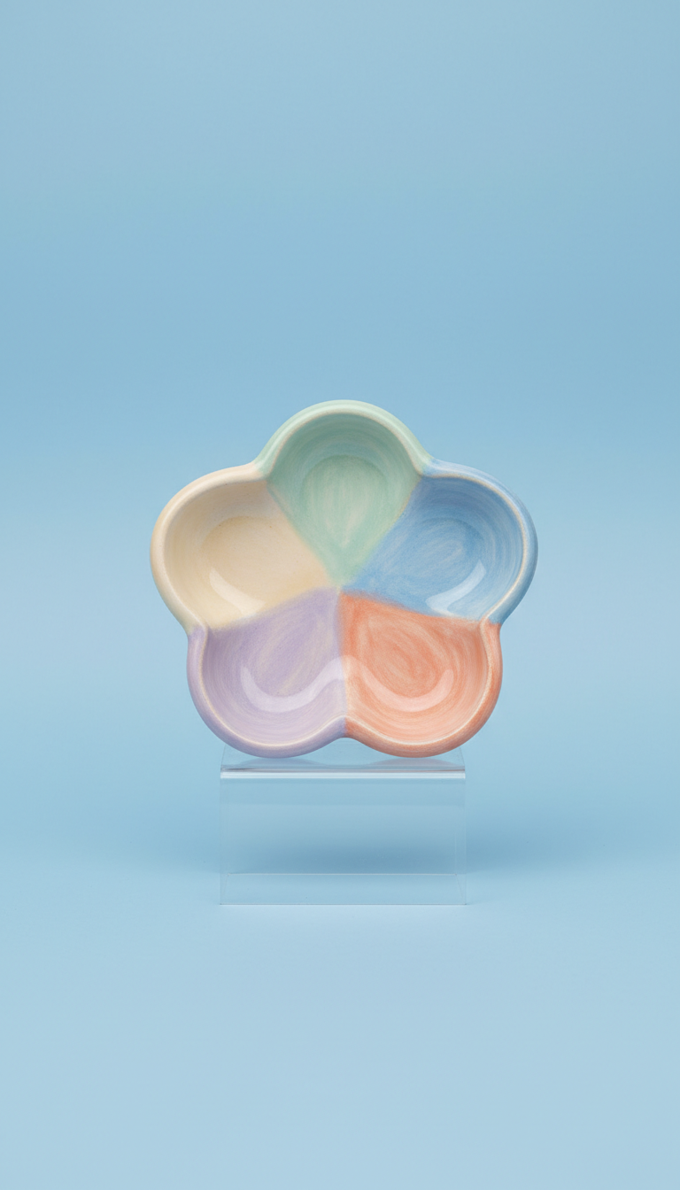 Hand-Formed Ceramic Trinket Dish