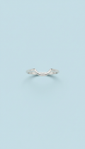 Sterling Silver Curve Ring