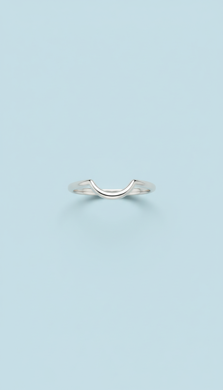 Sterling Silver Curve Ring